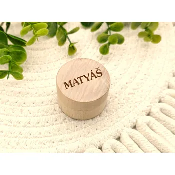 Dřevěná krabička se jménem - Písmo 5 | D-decor