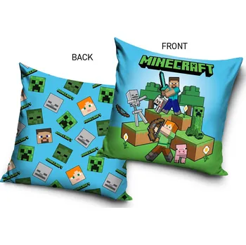 Povlak na polštářek Dětský povlak na polštářek Minecraft Adventure