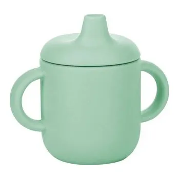 Detský silikónový hrnček FreeON - zelený