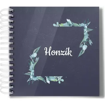 Fotokniha Plexi album s kroužkovou vazbou Zelené lístečky se jménem