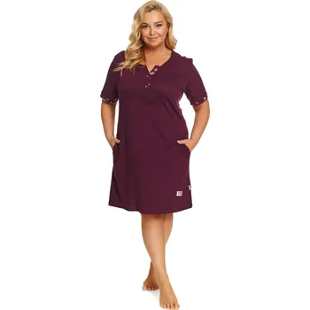 Dámská noční košile Noční košile DOCTOR NAP TB.7472 vínová XXL 0