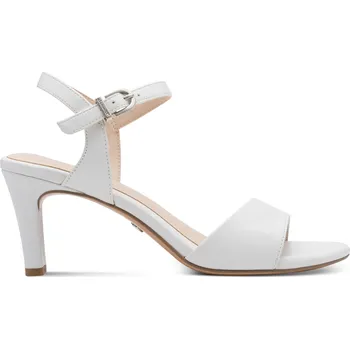 Dámské sandále Dámské letní sandály na podpatku TAMARIS 1-28008-42 140 bílé #Velikost: 39