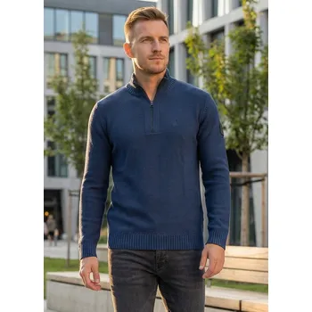 Pánský svetr Pánský svetr ALTISPORT BASEK MPLS094 TMAVĚ MODRÁ M