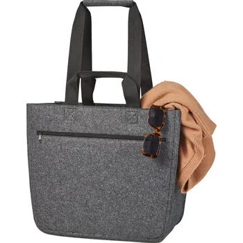 Sportovní batoh Halfar Plstěná nákupní taška HF8031 Anthracite 44 x 37 x 30 cm