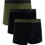 Pánské boxerky 3 kusy UNDER ARMOUR M UA Perf Cotton 3in - 3pk BLK/GRN - XXXL