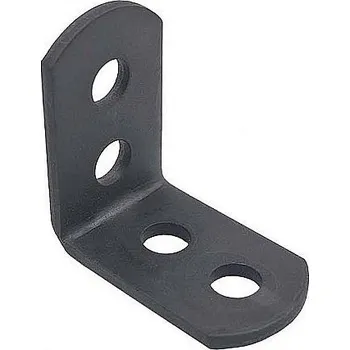 Úhloměr Úhelník 70/2 černěný s prolisem