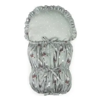 Dětský pokoj Perinka SOFTELLO - šalviový zimný zajko - Zimná