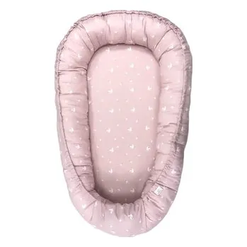 Dětský pokoj Hniezdo pre bábätko - tmavoružové vtáčiky