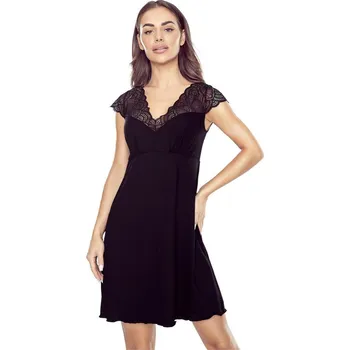 BRITNEY NOČNÍ KOŠILE černá XL