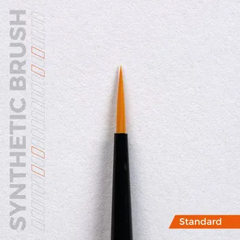 Modelářská barva štětec AK Interactive Synthetic Brush round (kulatý) - různé velikosti 0