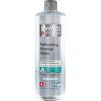 Přípravek na čištění pleti a oči Swiss Image Essential Care Refreshing Micellar Water micelární voda 400 ml