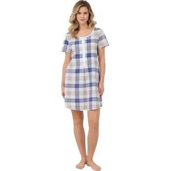 Dámská noční košile Dámská noční košile ITALIAN FASHION PUNA krátký rukáv print L 0