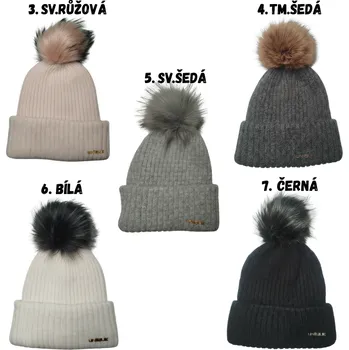 Čepice Dívčí/Dámská ZIMNÍ ČEPICE Modera PF010