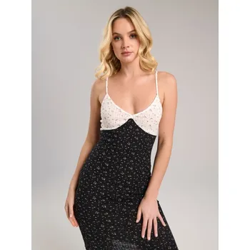 Dámské šaty Sinsay - Květinové mini šaty - vícebarevná - YP529-MLC - YP529-MLC-M-1