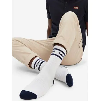 Pánské ponožky Hunter Dlouhé ponožky AS_HUNTER_02W_SS25 (3-PACK) Bílá 43_46