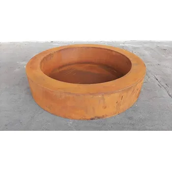 Kulaté ocelové ohniště – Steel Firepit Rust B (ø 91,4 cm, v. 20 cm)