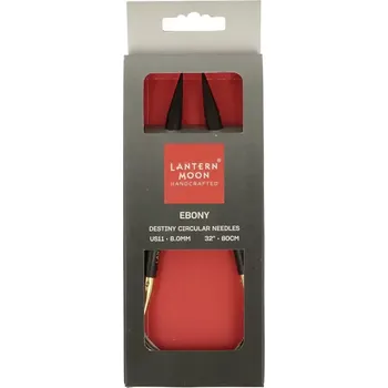 Jehlice KnitPro Lantern Moon kruhové fixní jehlice 80Cm 8mm (Lantern Moon’s Destiny circular knitting needles 80Cm 8mm)