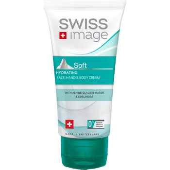 Tělový krém Swiss Image Body Care Soft Hydrating Face, Hand & Body Cream hydratační krém na obličej, ruce i tělo 75 ml