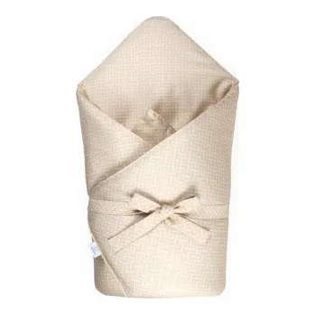 Dětský pokoj Zavinovačka SOFTELLO - béžové šikmé čiarky - Perie