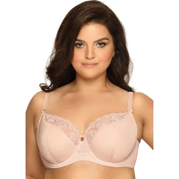 Dámské spodní prádlo Ava podprsenka polovyztužená béžová velikost 100E