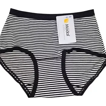 Dámské spodní prádlo Dívčí kalhotky Proužky - 122-128 / černá