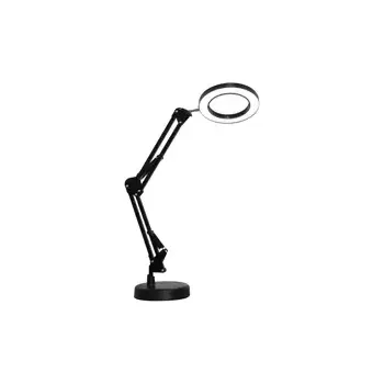 Lampička Platinet PDLD11 stolní LED lampa Magnify 10W stmívatelná s lupou, černá