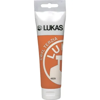 Vodová barva Lukas Cryl Terzia Plastic Tube Akrylová barva Cadmium Orange Hue 125 ml 1 ks