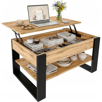 Konferenční stolek Konferenční stolek möbelkap obdélníkový 92 x 54,2 x 45 cm dub wotan