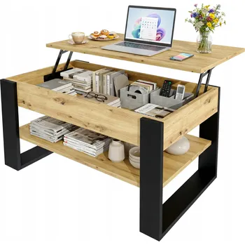 Konferenční stolek Konferenční stolek möbelkap obdélníkový 92 x 54,2 x 45 cm dub artisan