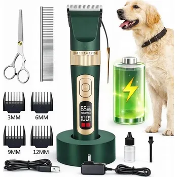 Kosmetika pro psa STROJEK NA PSY PROFESIONÁLNÍ BEZPEČNÝ ZASTŘIHOVAČ PRO PSY TICHÝ