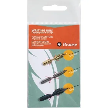 Speciální výtvarná barva Brause 16501B Kaligrafický hrot Writing 3 ks