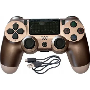 Gamepad BEZDRÁTOVÝ OVLADAČ PRO PS4 PAD DOUBLESCHOCK VIBRACE