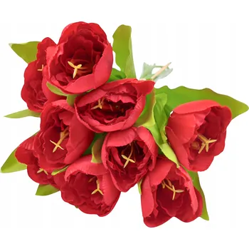 umělá květina Umělé tulipány velká kytice pro aranžmá vázy dekorace vysoká kvalita 38 cm