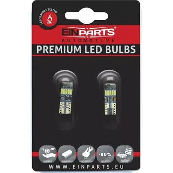 Povinná bezpečnostní výbava EPL27 LED žárovky W5W (15 x SMD 4014) 6000K CANBUS