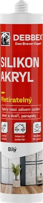 Tmel silikon akrylový, RL, transparentní, 280ml