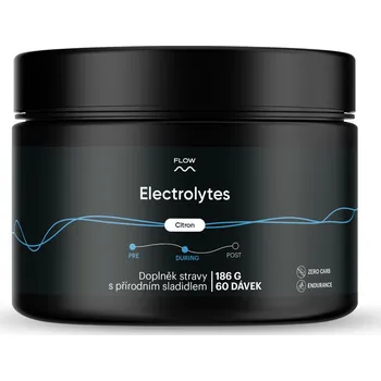 Nápoj pro sportovce Flow Electrolytes 186 g citron