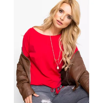 Dámská košile Halenka RV BZ 5122.11P červená XL