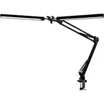 Platinet PDLD20 stolní LED lampa Flexy 20W stmívatelná s klipem, 2 ramena, černá