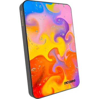 Powerbanka Picasee Powerbanka s MagSafe 5 000 mAh Šedá - Bubbles