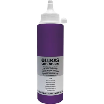 Vodová barva Lukas Cryl Studio Akrylová barva Permanent Violet 250 ml 1 ks