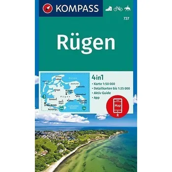 Rügen 1:50 000 / turistická mapa KOMPASS 737
