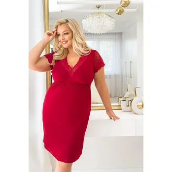 KOŠILE SONIA PLUS vínový 4XL