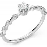 Prstýnek z bílého zlata 585 s diamantem (briliantem) 0,46 ct LAB