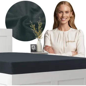 Prostěradlo Prostěradlo s Gumou 100x200 FROTÉ Grafit Silné Polské