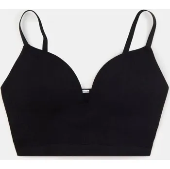 Podprsenka Sinsay - Pevný bezšvový podprsenka - černá - 607IJ-99X - 607IJ-99X-80C