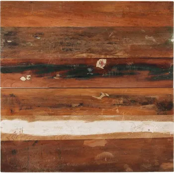 Psací stůl zahrada-XL Stolní deska čtverec 70x70 cm 25–27mm masivní recyklované dřevo 286059