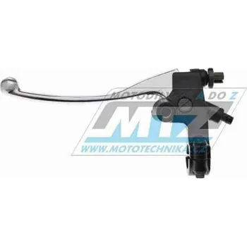 Páčka spojky s objímkou kompletní (se závitem M10 na zrcátko a se spínačem) - univerzální pro lankovou spojku (Yuki Star+Vista+Twinsport) L1A-C5639