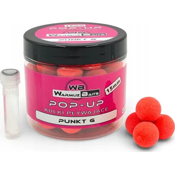 Boilies Nástraha Pop Up Plovoucí Kuličky Krab/Robin Red 15mm + booster Warmuz Baits
