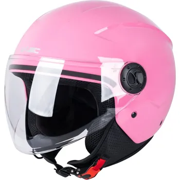 Helma na motorku Otevřená přilba W-TEC Bareiro Fuchsia Velikost: XS (53-54)