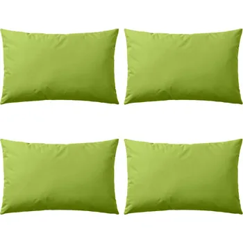 Dekorativní polštářek zahrada-XL Venkovní polštářky 4 ks 60x40 cm jablkově zelená 132293